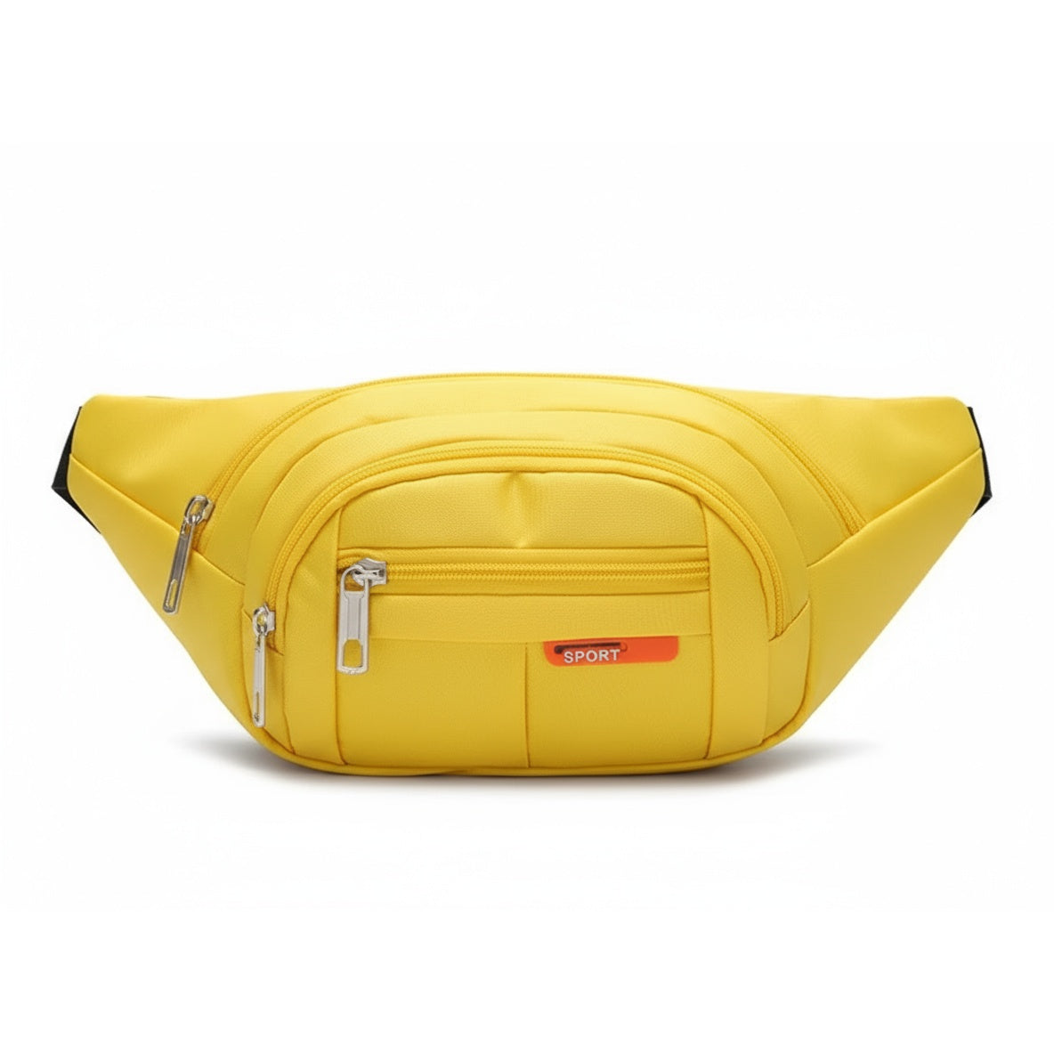 Yellow Road Runner Phone, Body & Waist Fanny Bag-Yellow Road Runner Phone, Body & Waist Fanny Bag – adjustable washable canvas, four pockets, waist or crossbody