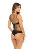 Sexy Rhinestone Crystal Diamond Crop Cover Up. Back Side