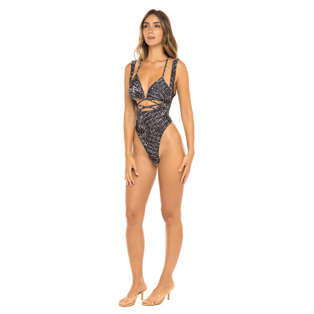 Cheetah Two-Piece Bikini Swimsuit Mondaywear-Cheetah Two-Piece Bikini Swimsuit Mondaywear – side view
