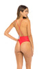 Trinidad & Tobago Flag One-Piece Swimsuit featuring bold red, black, and white colors. Designed with an X-back and made from Nylon and Spandex for comfort and flexibility. True to size fit, ideal for carnival, festival, or beach events. Machine washable for easy care. #carnivalmw #carnival #mondaywear #onepiece #swimsuit #trinidad