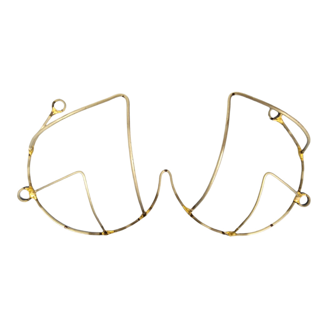 Front view of the Arrow Wire Bra Frame, designed for carnival or Mondaywear