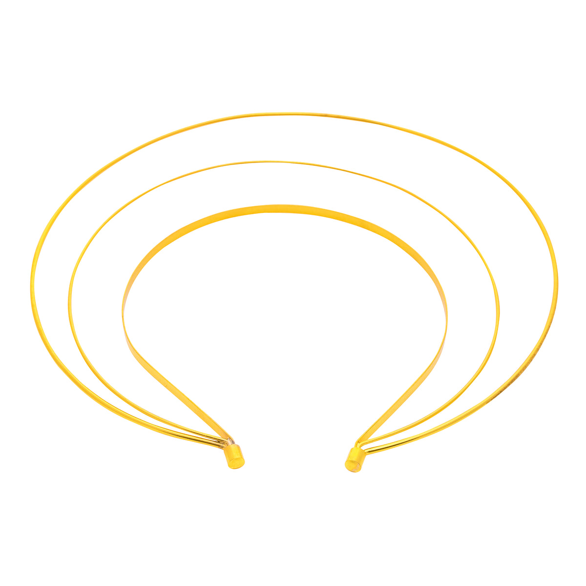 Stardust Headband-Stardust Headband in gold, three-tier halo design – carnival headpiece by CARNIVALMW, front view