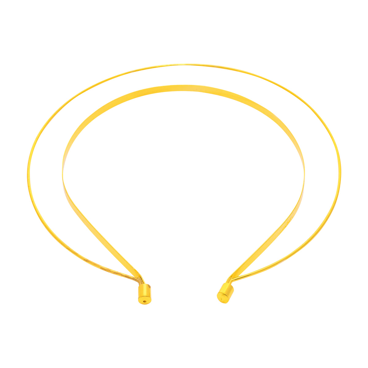 Stardust Headband-Stardust Headband in gold, two-tier halo design – carnival headpiece by CARNIVALMW, front view