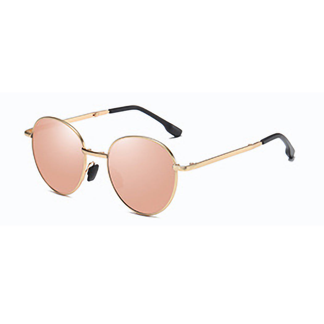 Top Gun Foldable Sunglasses-Top Gun Foldable Sunglasses – Pink/Gold